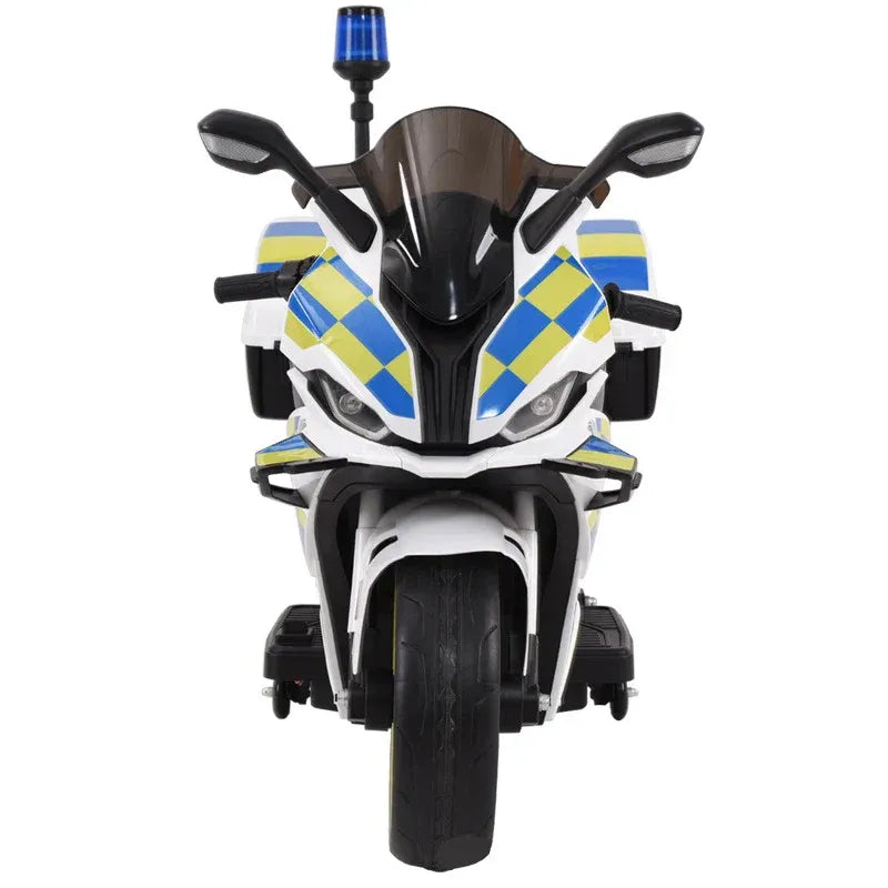 Moto Électrique Enfant 12V – Style S1000RR Police Racing