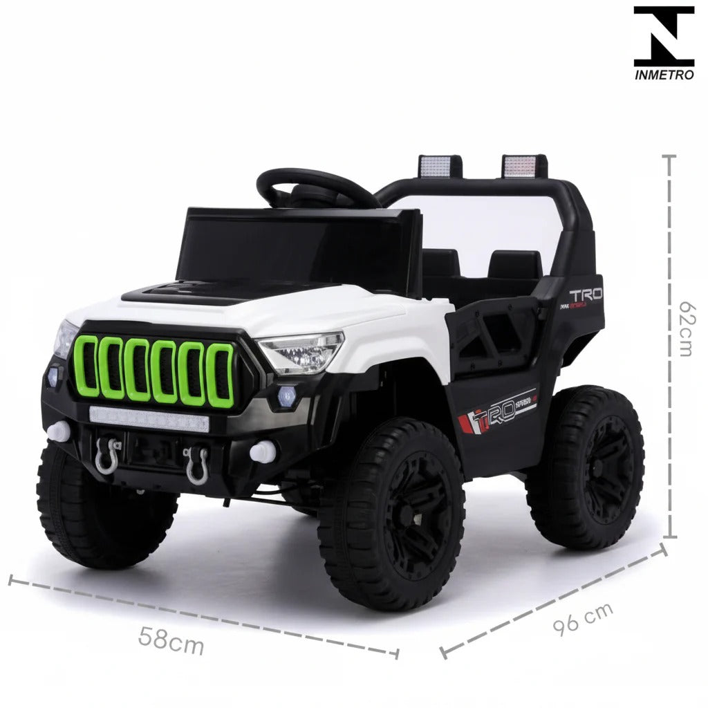 Jeep Électrique Enfant Titan XR 12V – blanc