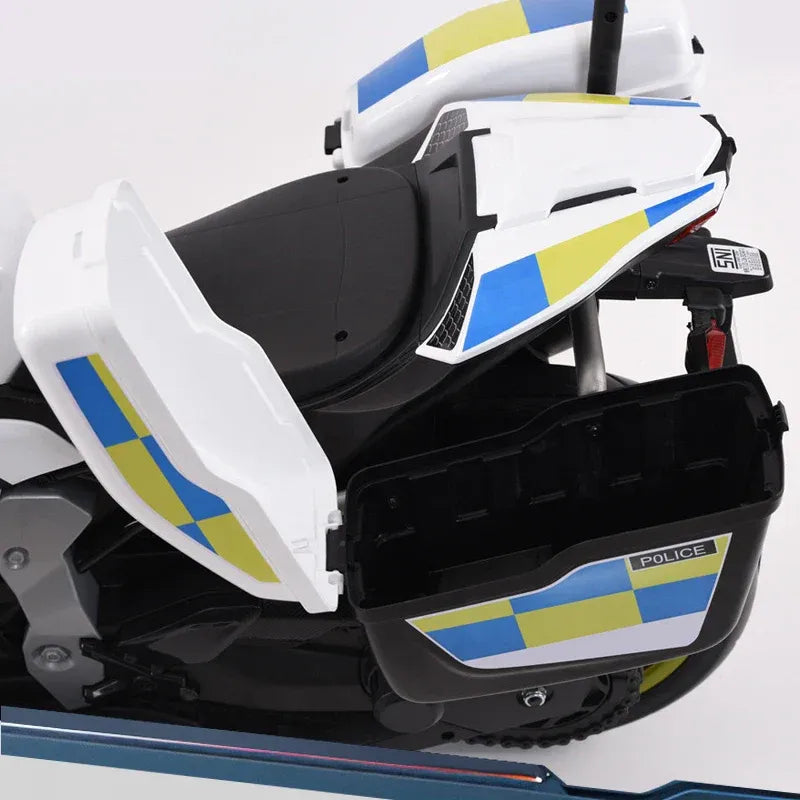 Moto Électrique Enfant 12V – Style S1000RR Police Racing