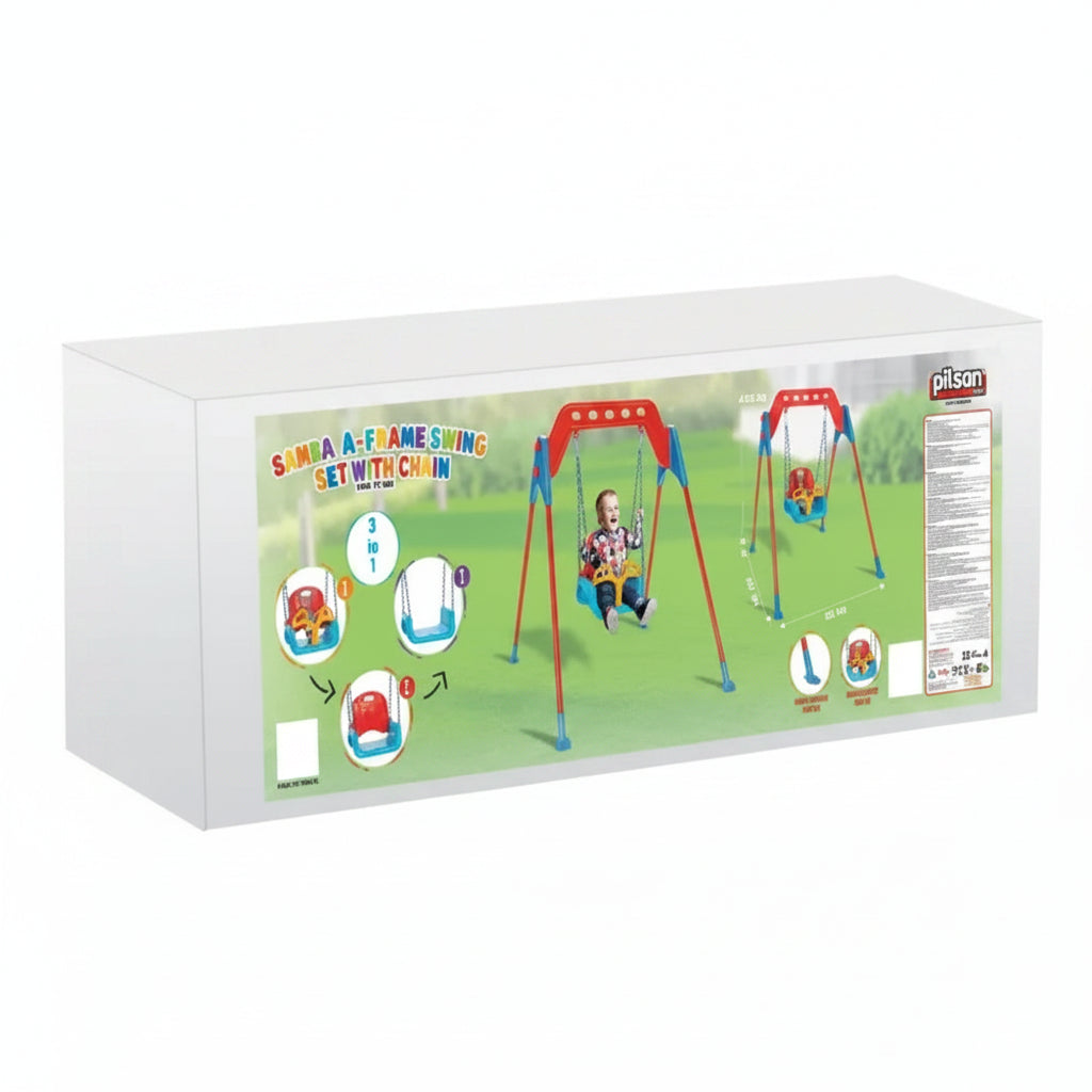 Pilsan Samba A-Frame Swing Set with Chain