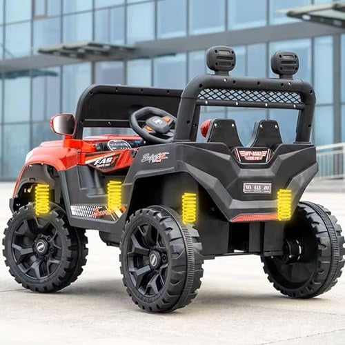 Jeep Électrique Enfant 12V – Style Off-Road - Rouge