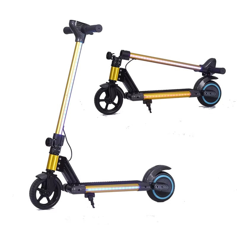 Trottinette Électrique Enfant 24V Pliable avec LED - 6 à 13 ans