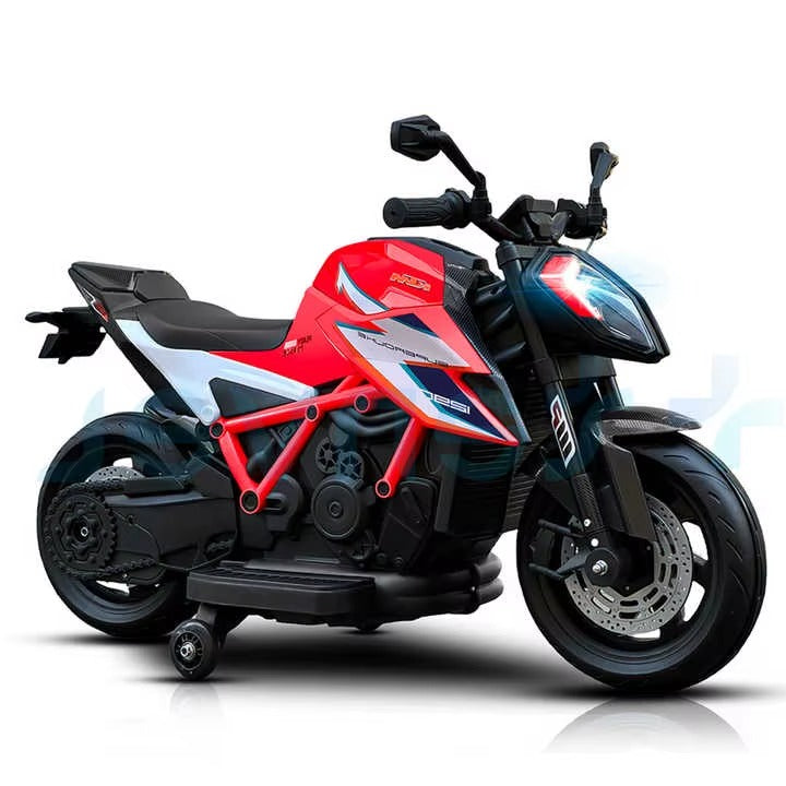 Moto Électrique Enfant KTM 12V – Roues en Gomme – De 3 à 7 Ans - rouge