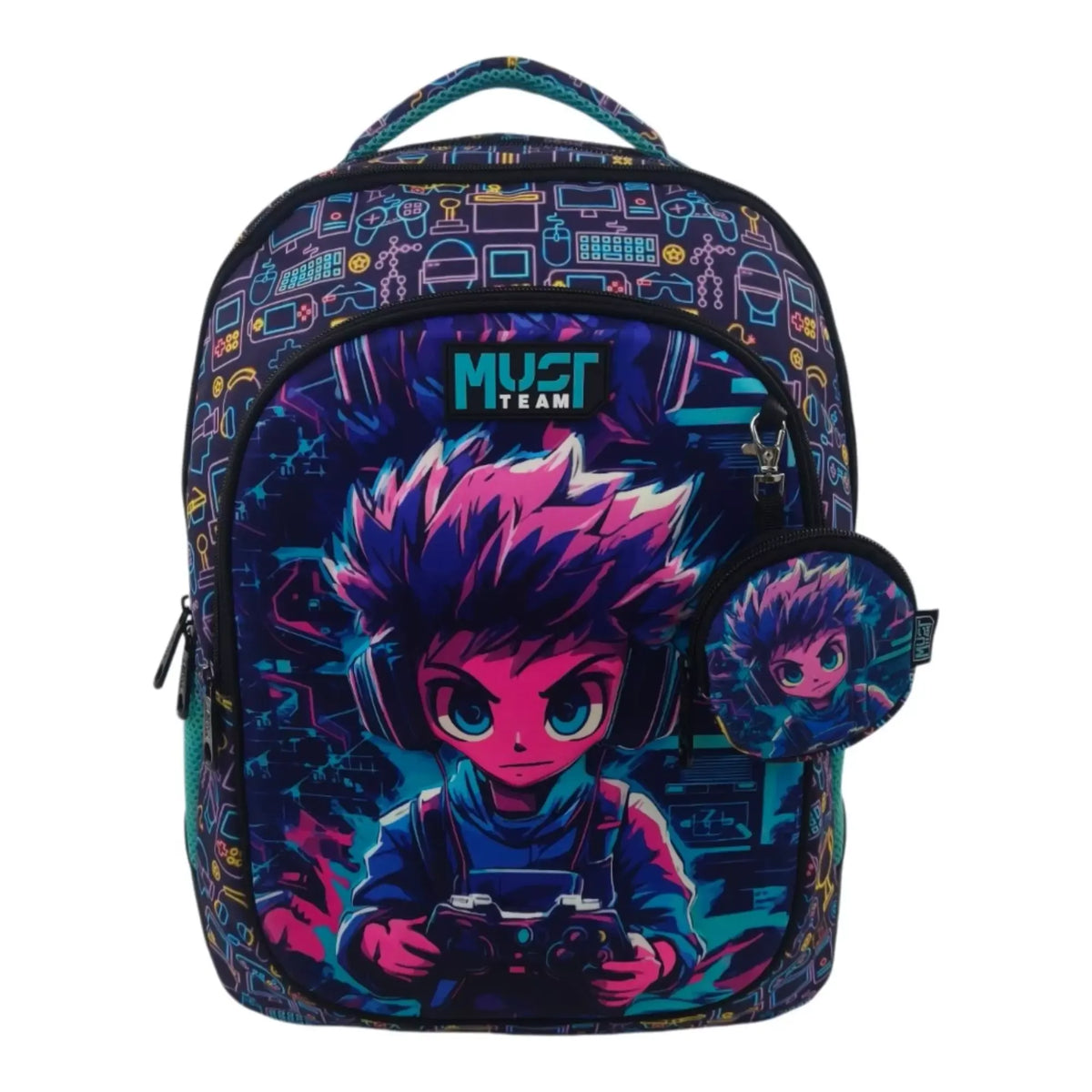 Sac à dos scolaire élémentaire Must Team Anime Boy