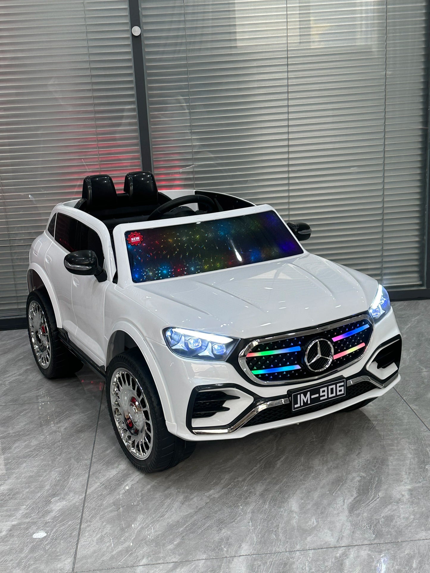 Voiture Électrique Mercedes pour Enfant – SUV 12V - Blanc