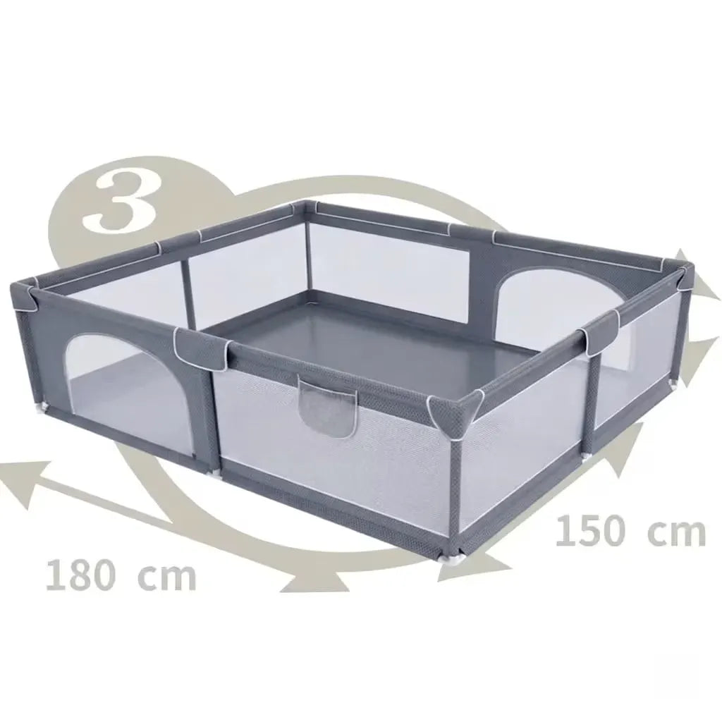 Parc de Jeu 180 x 150cm Avec 50 Balles – Junbon