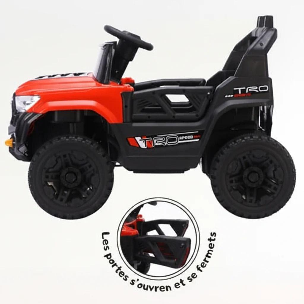 Jeep Électrique Enfant Titan XR 12V – Rouge