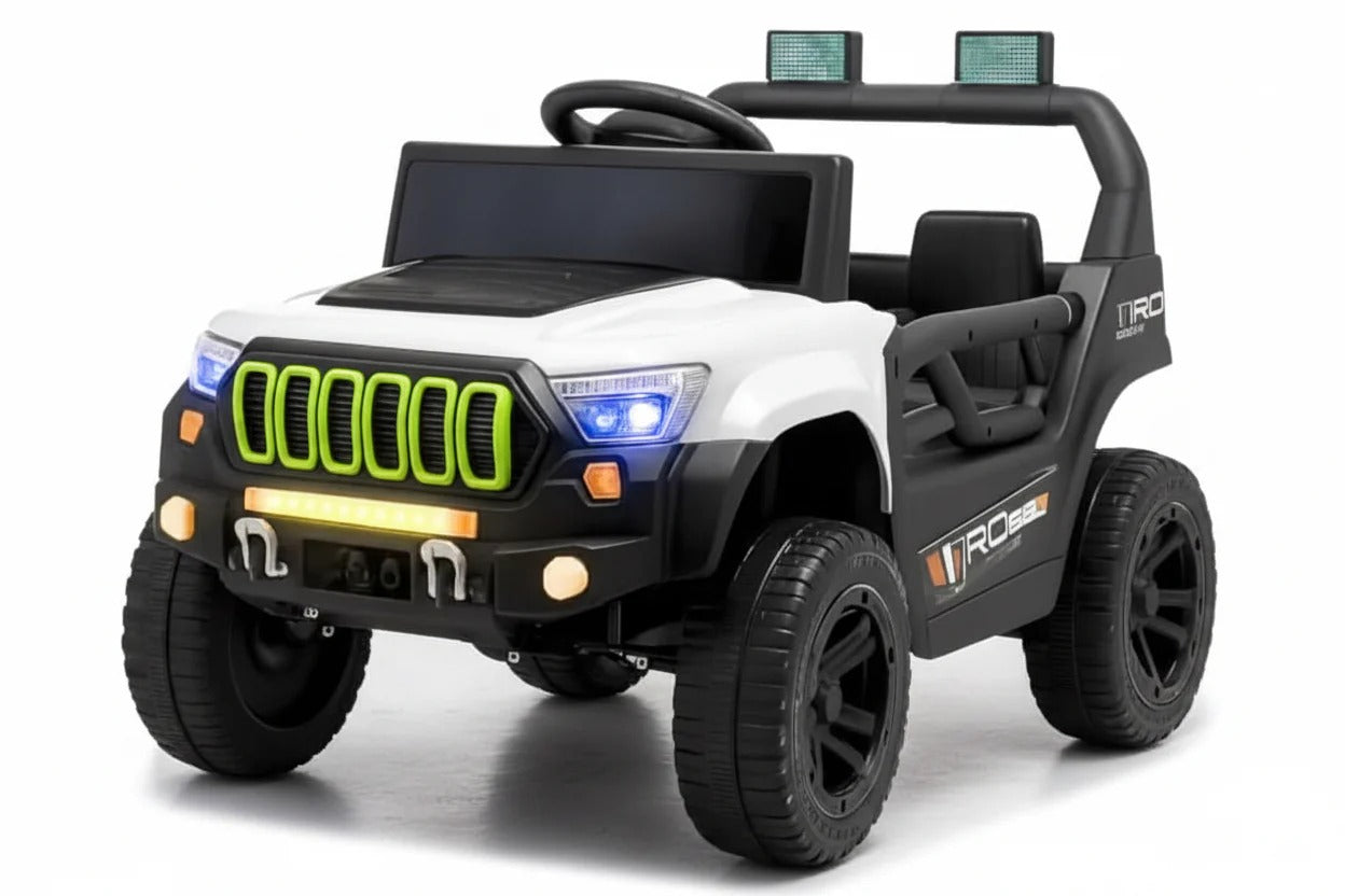 Jeep Électrique Enfant Titan XR 12V – blanc