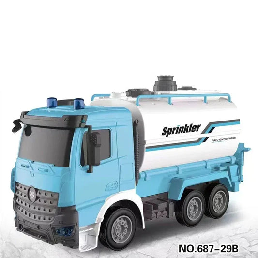 Camion-citerne avec lumière et son