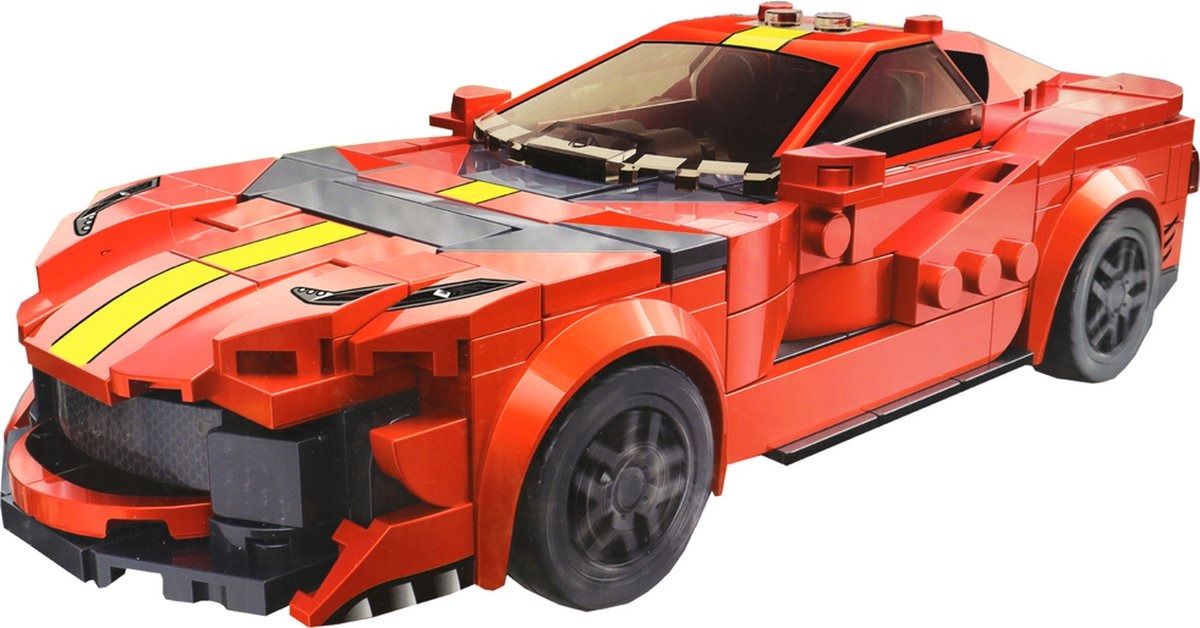 Voiture Robot Transformable à Construire – 355 Pièces – Jouet Intelligent pour Enfants