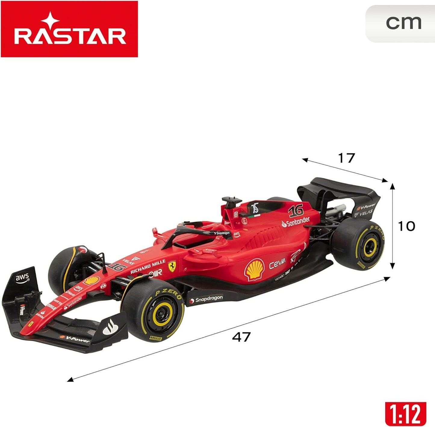 Rastar RC F1-75 Ferrari jouet voiture