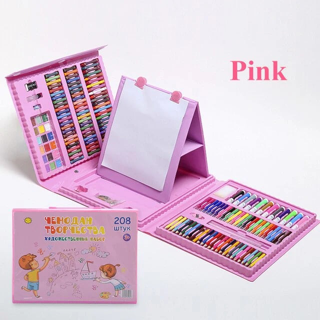 Mallette de Dessin Complète pour Enfants – 208 Pièces Grande taille