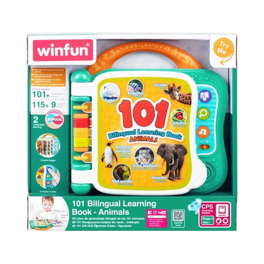Livre d’apprentissage bilingue : 101 animaux – WINFUN