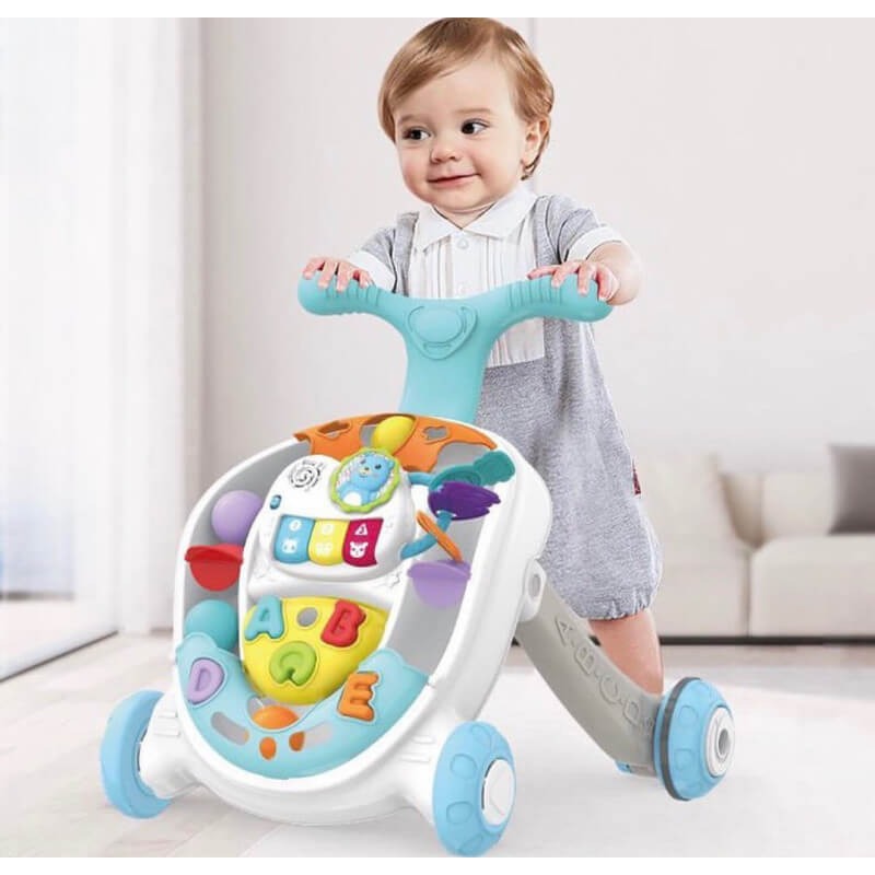 Trotteur Musical Rolling Ball pour bébé Bleu Kids melody