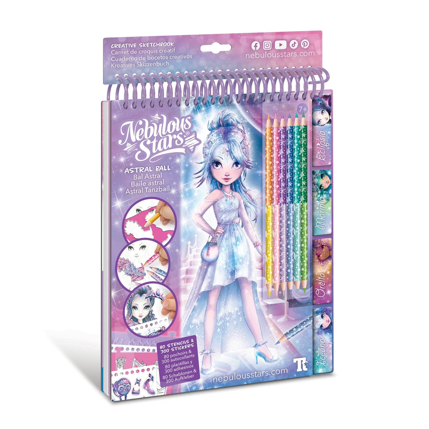Nebulous Stars - Carnet de croquis de mode Bal astral