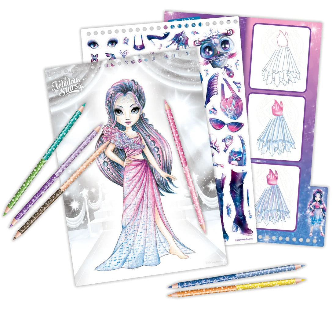 Nebulous Stars - Carnet de croquis de mode Bal astral