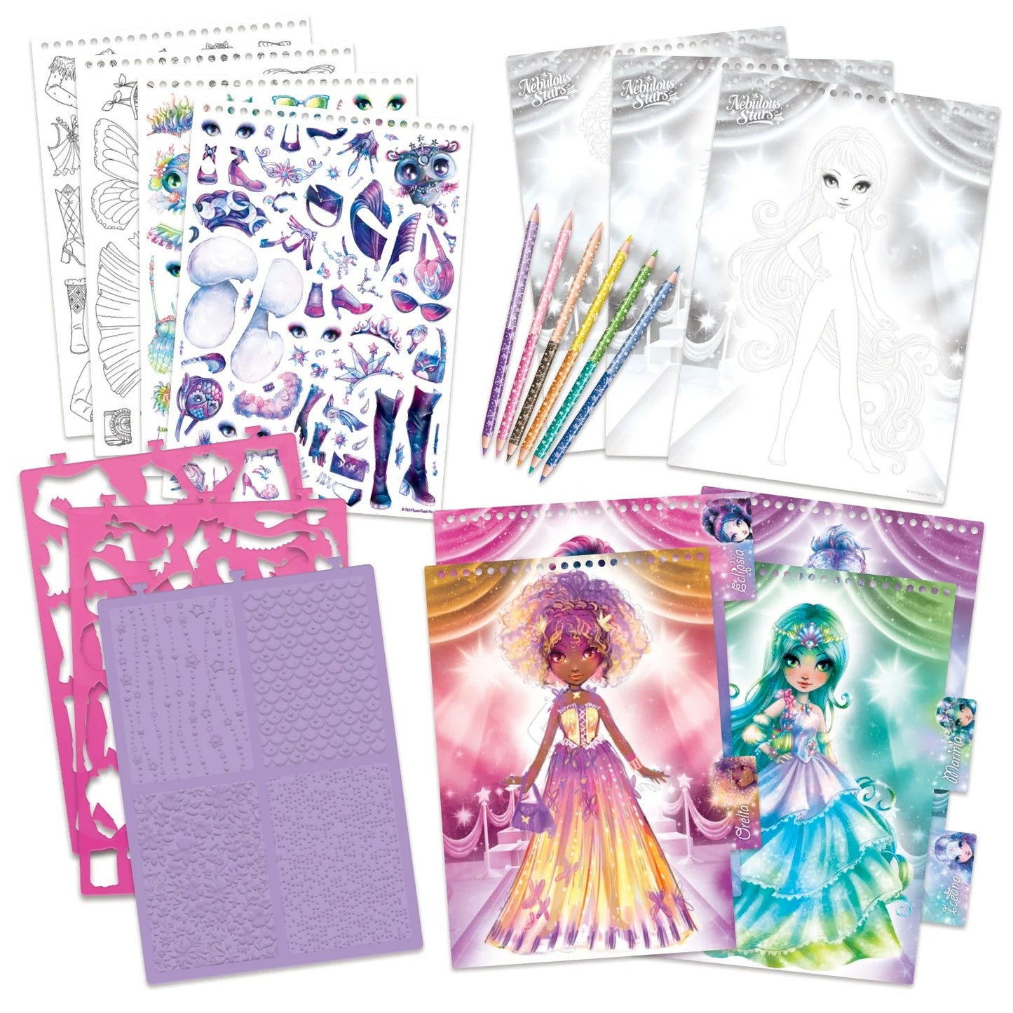 Nebulous Stars - Carnet de croquis de mode Bal astral