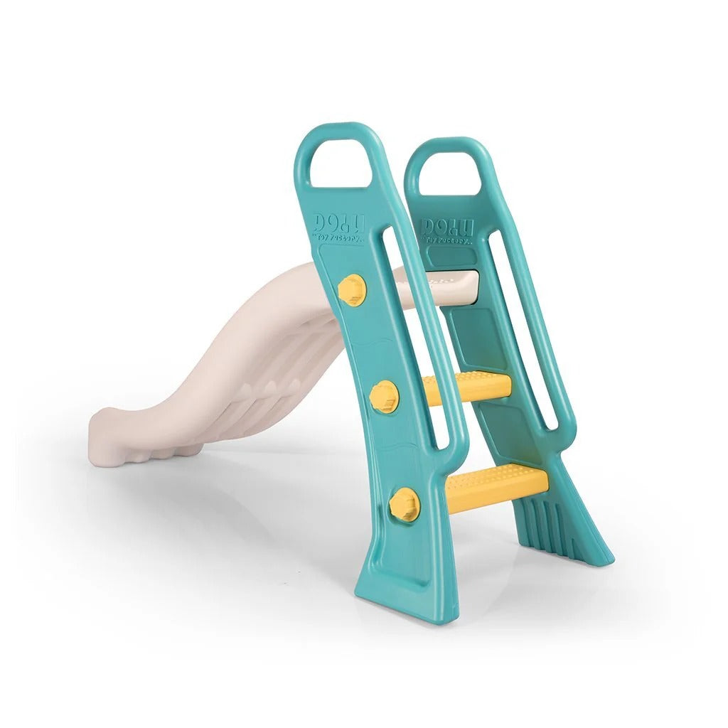 Toboggan Dolu 60,5x135x90 cm blanc vert
