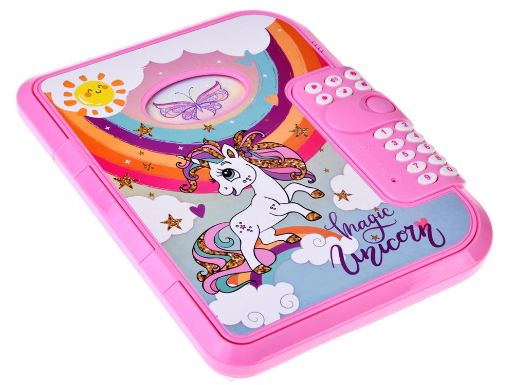Journal Intime Électronique "Magic Unicorn" – Avec Code Secret & Effets Vocaux