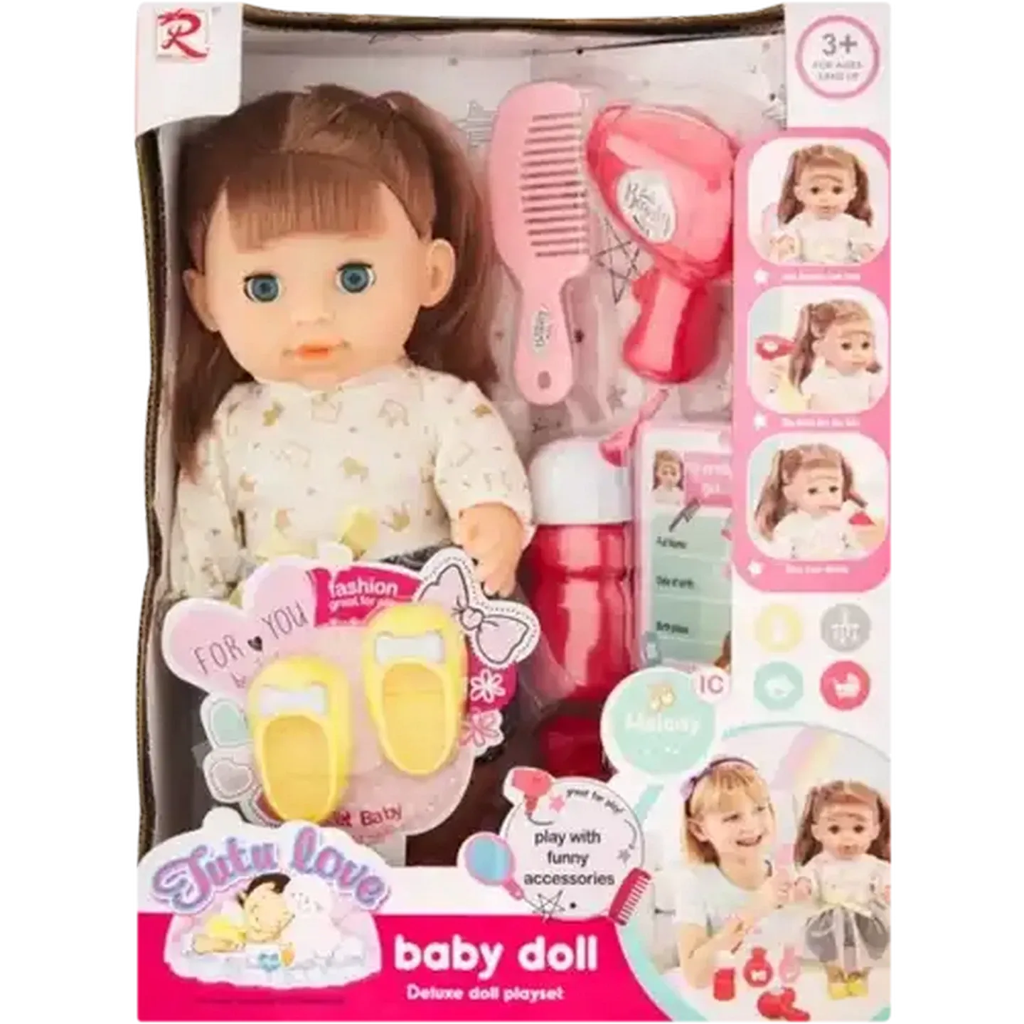 Poupée Tutu Love - Coffret Deluxe Coiffure et Beauté