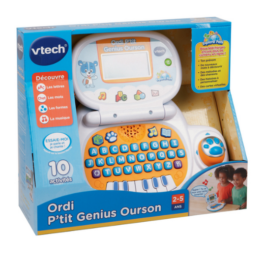 ORDINATEUR P’TIT GENIUS OURSON BLEU – VTECH