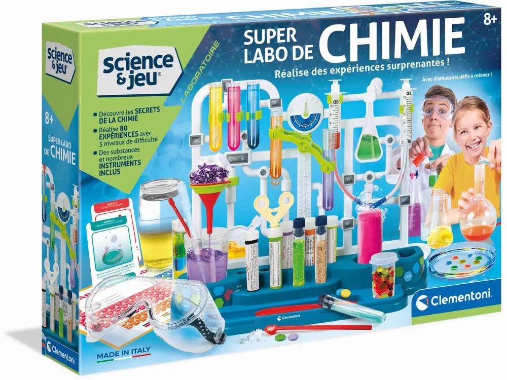 SCIENCE ET JEU - SUPER LABO DE CHIMIE