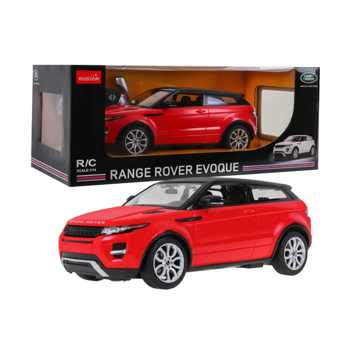 Land Rover Range Rover évoque – Édition Officielle RASTAR 1:14 (rouge)