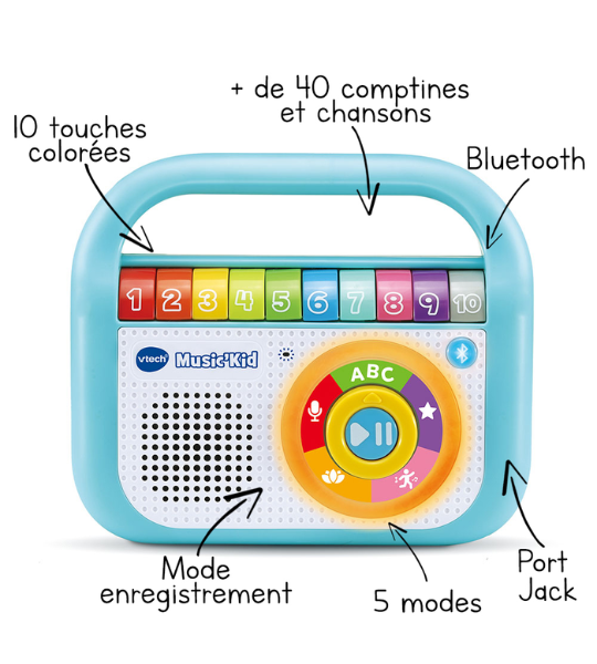 BALADEUR MUSICAL – MUSIC’KID – VTECH