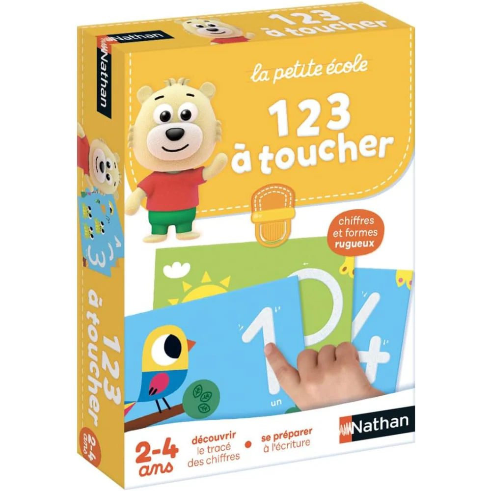 La Petite Ecole : 1 2 3 à toucher - Nathan