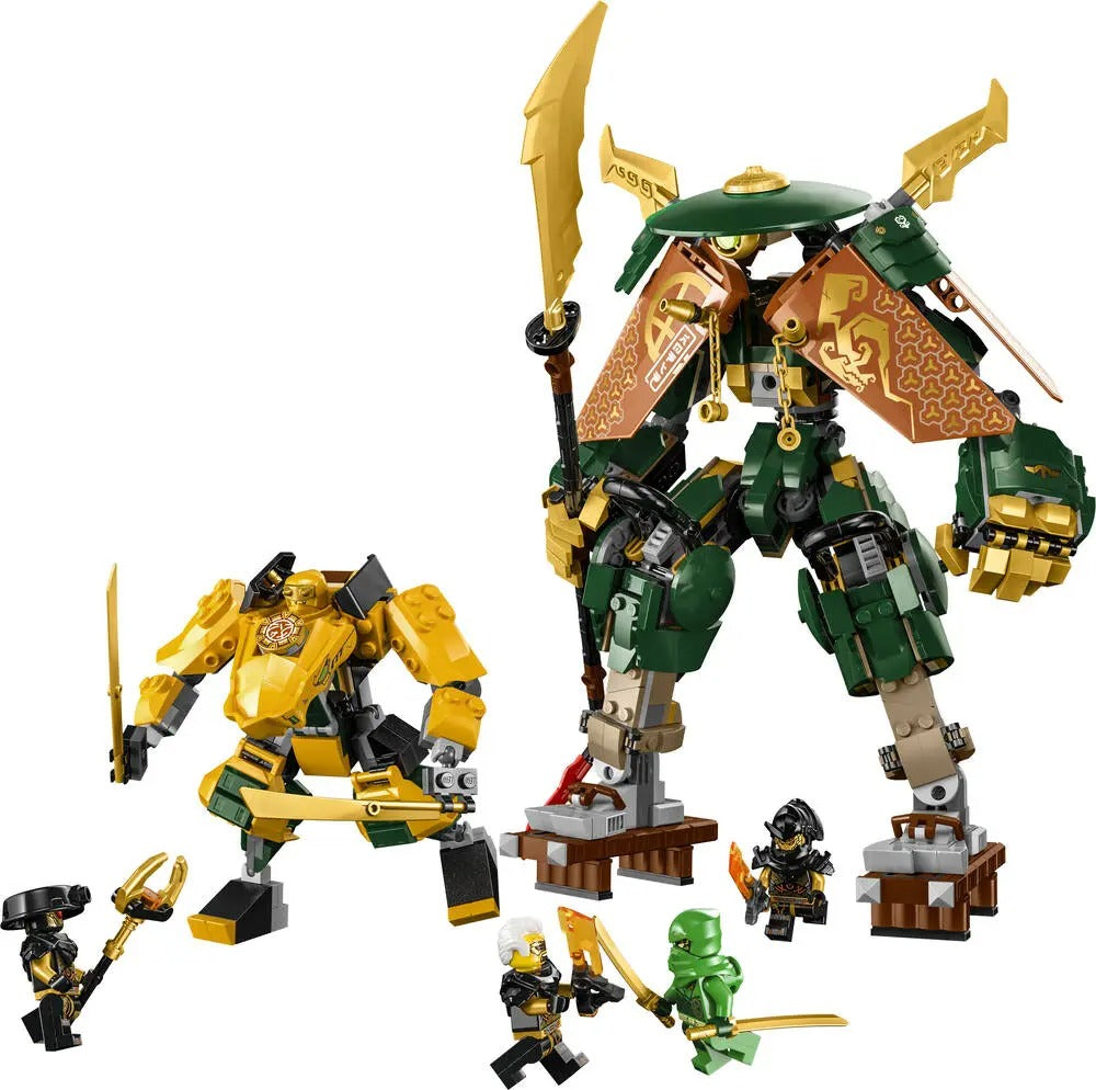 NINJAGO® 71794 - L'EQUIPE DE ROBOTS DES NINJAS LLOYD ET ARIN