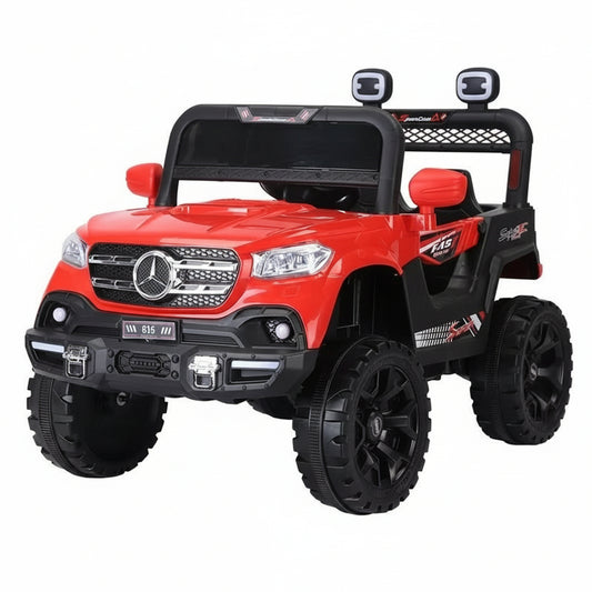 Voiture électrique tout-terrain 12V pour enfants, grande taille, avec batterie.