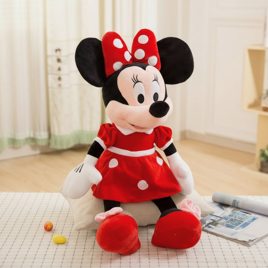 Peluche Minnie douce 70cm – rouge