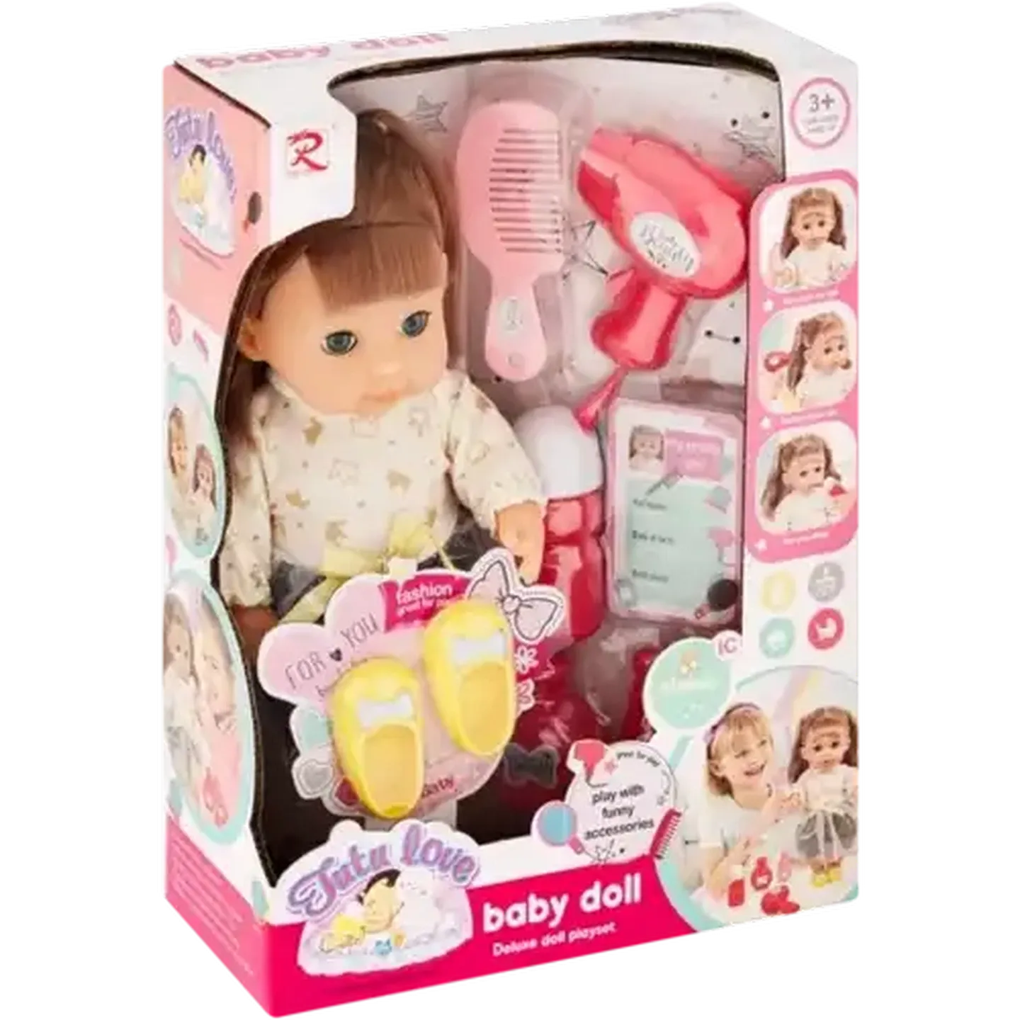 Poupée Tutu Love - Coffret Deluxe Coiffure et Beauté