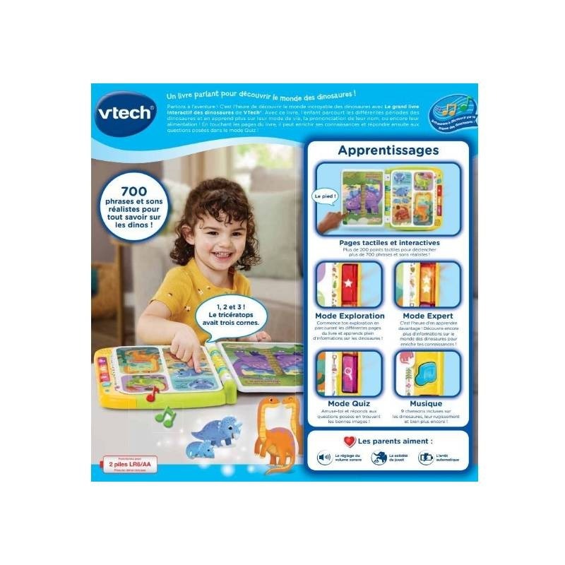 LE GRAND LIVRE INTERACTIF DES DINOSAURES – VTECH
