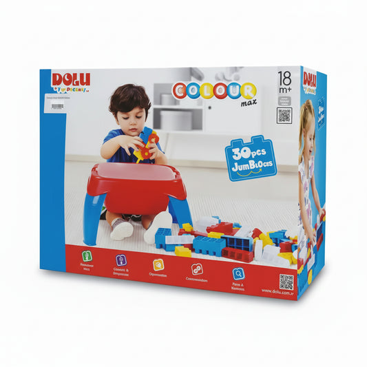 Table d'activités Dolu avec 30 Blocs
