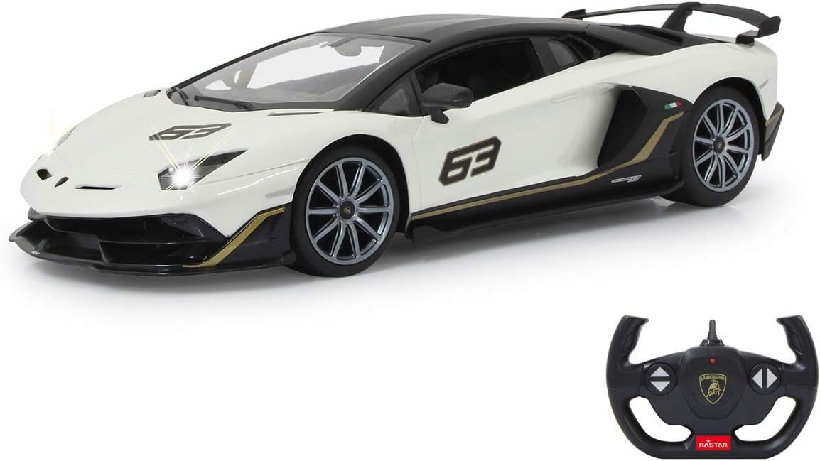 Rastar Rc Lamborghini Aventador Svj Blanc 1:14