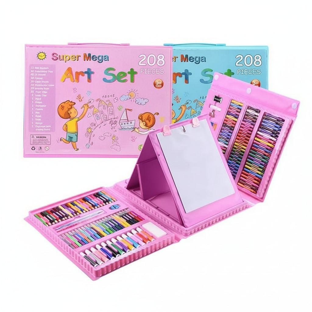 Mallette de Dessin Complète pour Enfants – 208 Pièces Grande taille