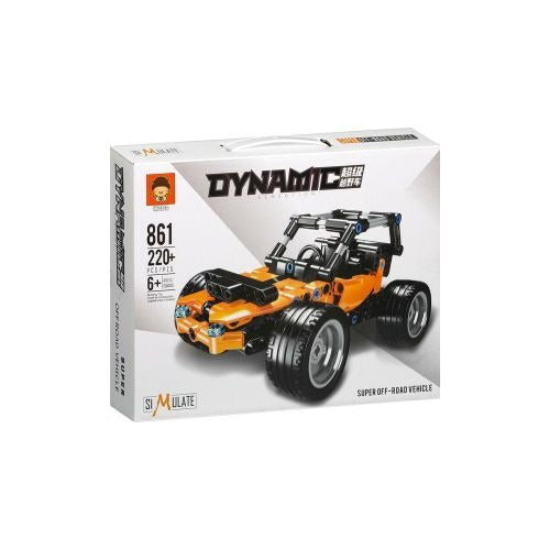 jeu de Construction, 220 Pièces – Voiture à Construire Éducatif Enfant