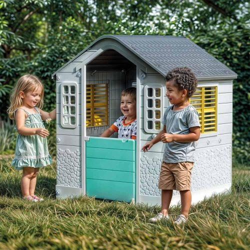 Dolu Maison pour enfant pour intérieur et extérieur - 109 x 95 x 95 cm Maisonnette