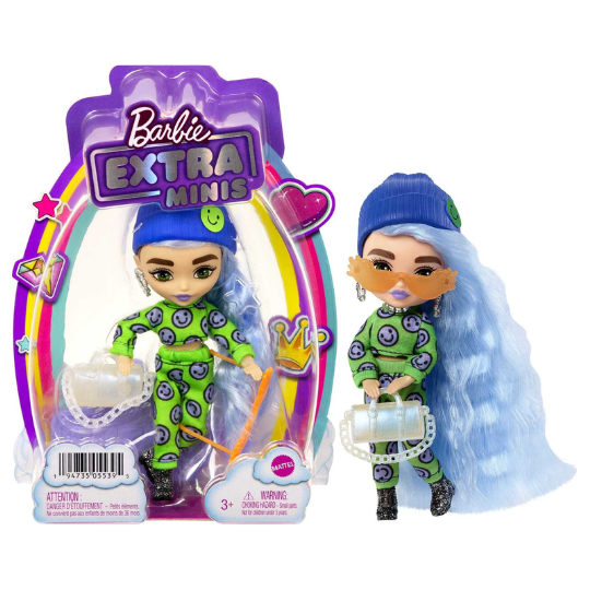 POUPÉE BARBIE EXTRA MINI – MODÈLE 3 – MATTEL