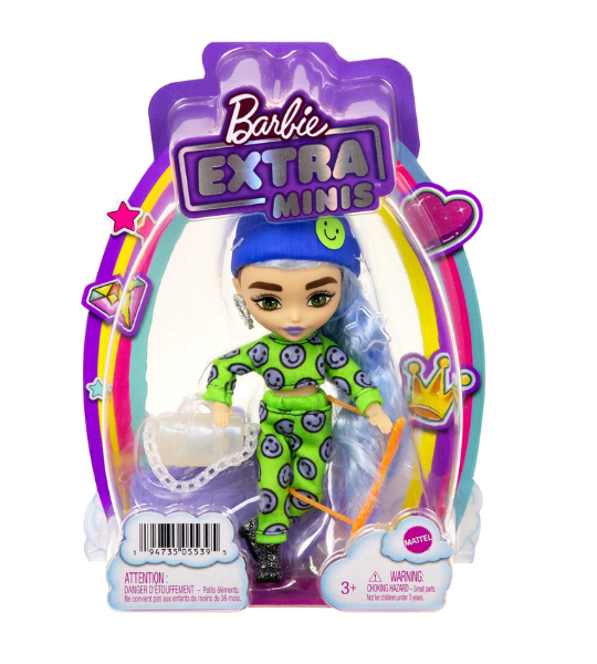 POUPÉE BARBIE EXTRA MINI – MODÈLE 3 – MATTEL