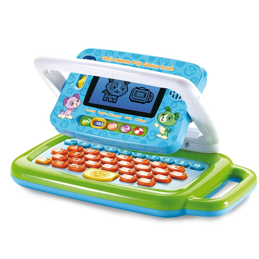 Ordi-tablette P'tit Genius Touch vert - ordinateur éducatif