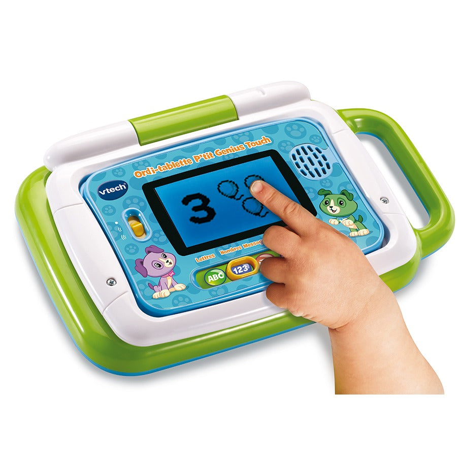 Ordi-tablette P'tit Genius Touch vert - ordinateur éducatif