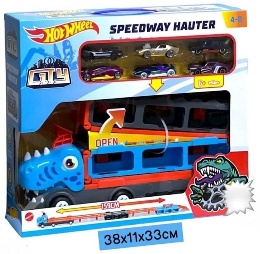 Camion dragon avec 6 voiturettes