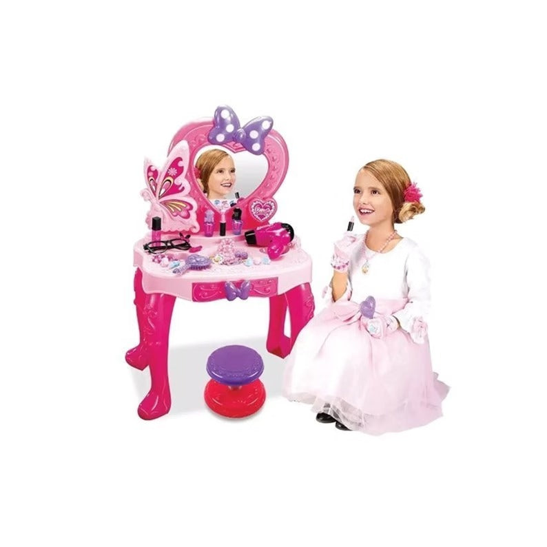 Ma Première Coiffeuse de Princesse – Avec Lumières, Sons et Tabouret