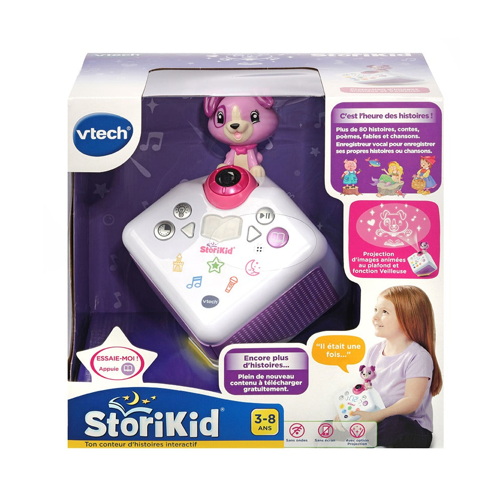 VTech - StoriKid, mon conteur d'histoires interactif - rose