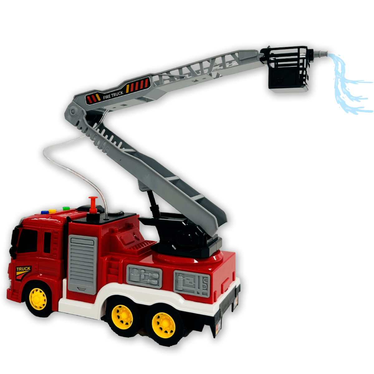 Camion de pompiers Urban Rescue avec lumières et sons, échelle flexible