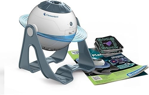 Clementoni - Projecteur d'étoiles : avec lumières, Application AR et Exploration Spatiale (Plus de 8 Ans)