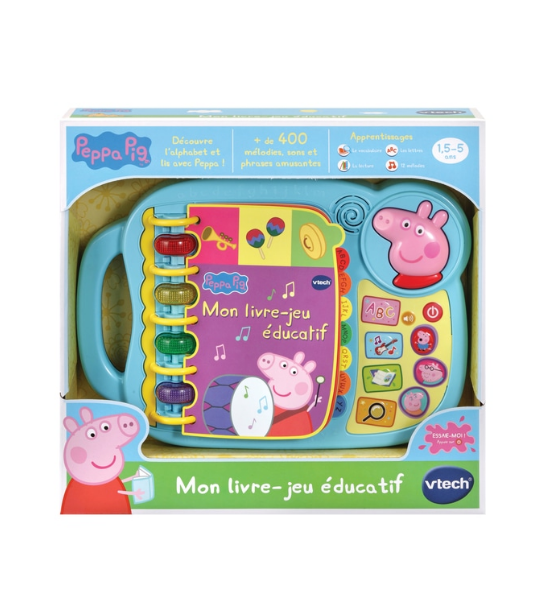 LIVRE INTERACTIVE EDUCATIF PEPPA PIG – VTECH