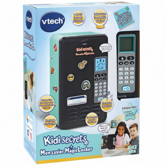 VTECH - KIDISECRETS- MON CASIER MAGICLOCKER BLEU